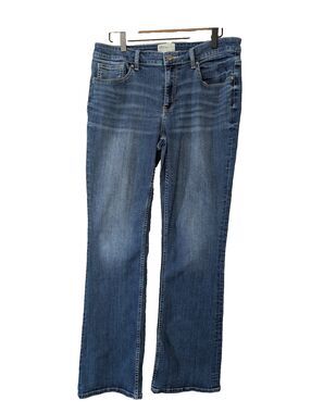 Flaw BKE Peyton Jeans Women’s 31L Bootcut Mid Rise Stretch Blue Denim